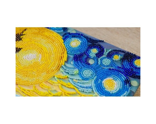 Набір для вишивання бісером "Там за водограєм" AB-908 на натуральному полотні