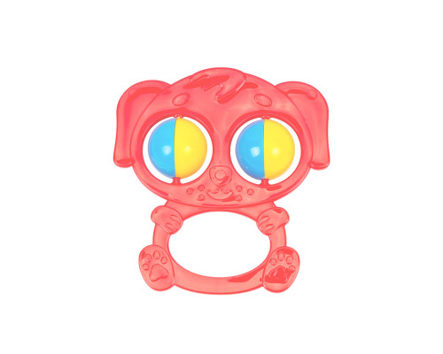 Детская погремушка "Собачка" 9338TXK-20, пластик, от 3 месяцев