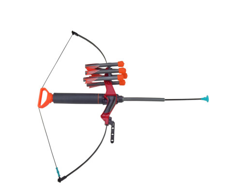 Детский Арбалет 888B со стрелами на присоске Красный