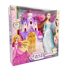 Ігровий набір з лялькою "Замок принцеси" KDL-57 звукові та світлові ефекти