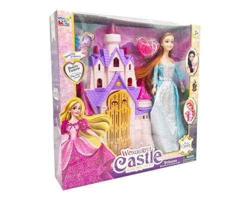 Ігровий набір з лялькою "Замок принцеси" KDL-57 звукові та світлові ефекти