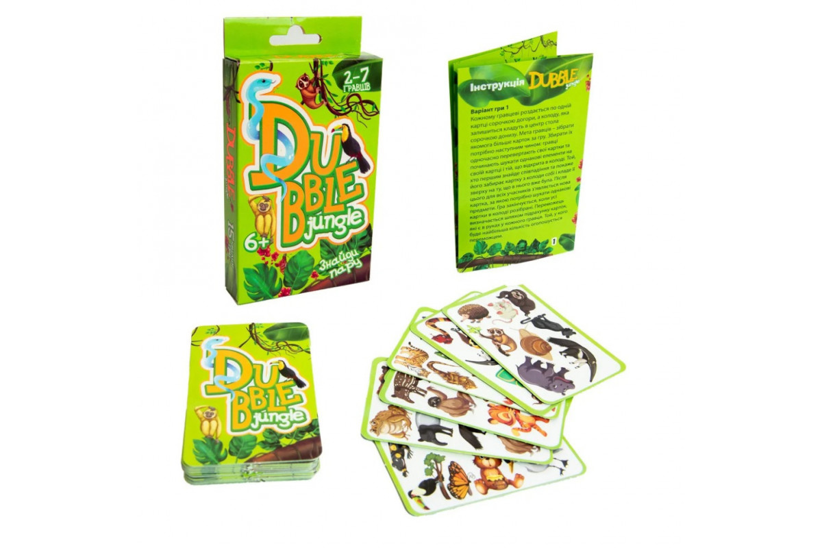 Настольная игра "Dubble jungle" Strateg 30344 Настольная игра "Dubble jungle" Strateg 30344