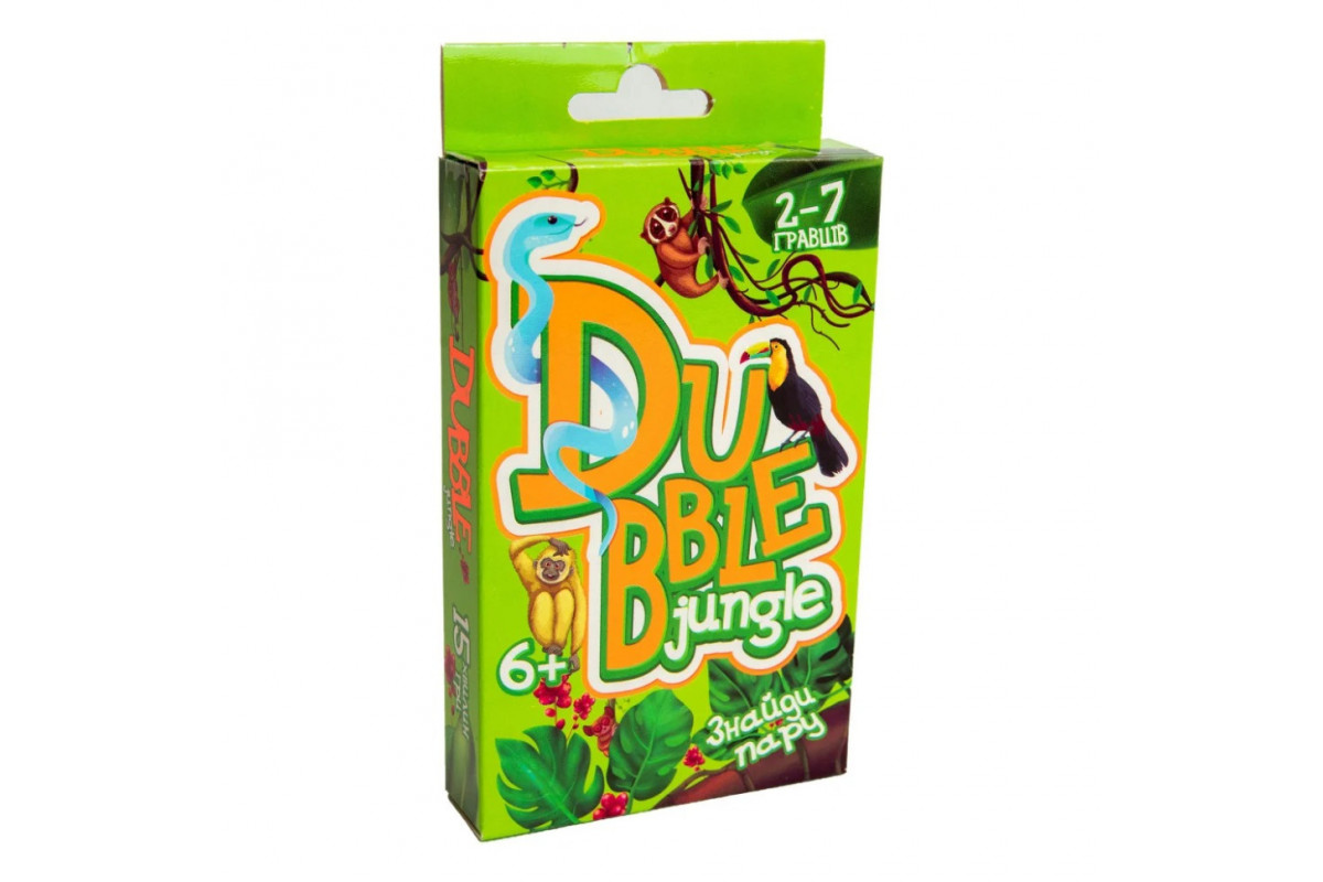 Настольная игра "Dubble jungle" Strateg 30344 Настольная игра "Dubble jungle" Strateg 30344