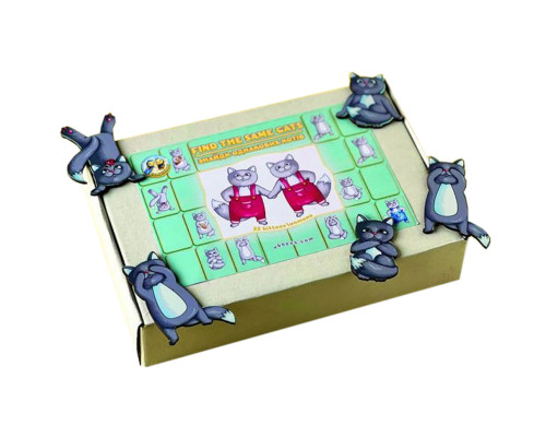 Настольная игра "Найди одинаковых кошек" Ubumblebees (ПСД217) PSD217 на внимание