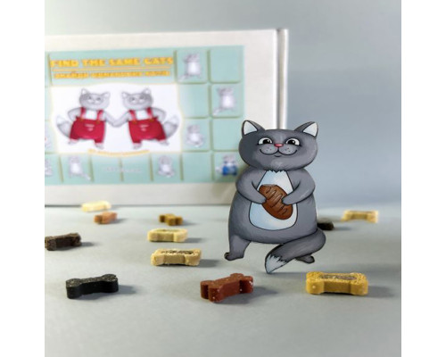 Настольная игра "Найди одинаковых кошек" Ubumblebees (ПСД217) PSD217 на внимание