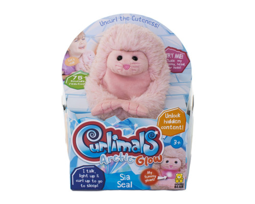 Інтерактивна іграшка Морський котик Сіа Curlimals 3726 серії «Arctic Glow»