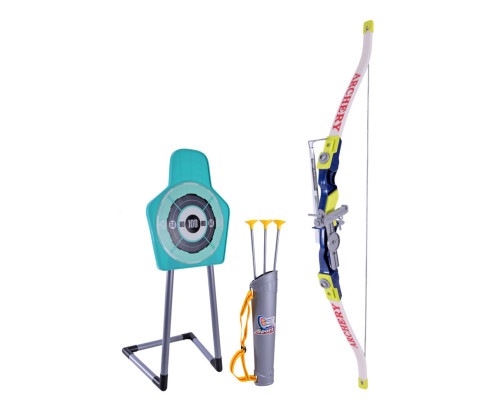 Ігровий набір Лук з мішенню 800D сагайдак, 3 стріли на присосках