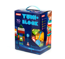 Конструктор дитячий "YUNI-BLOK" 71429, 70 великих деталей