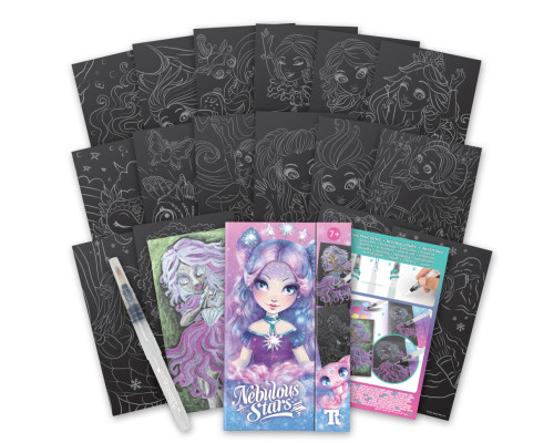 Набір для творчості Розмальовка з водою: Візьми в дорогу Nebulous Stars 11423 з пензликом для води