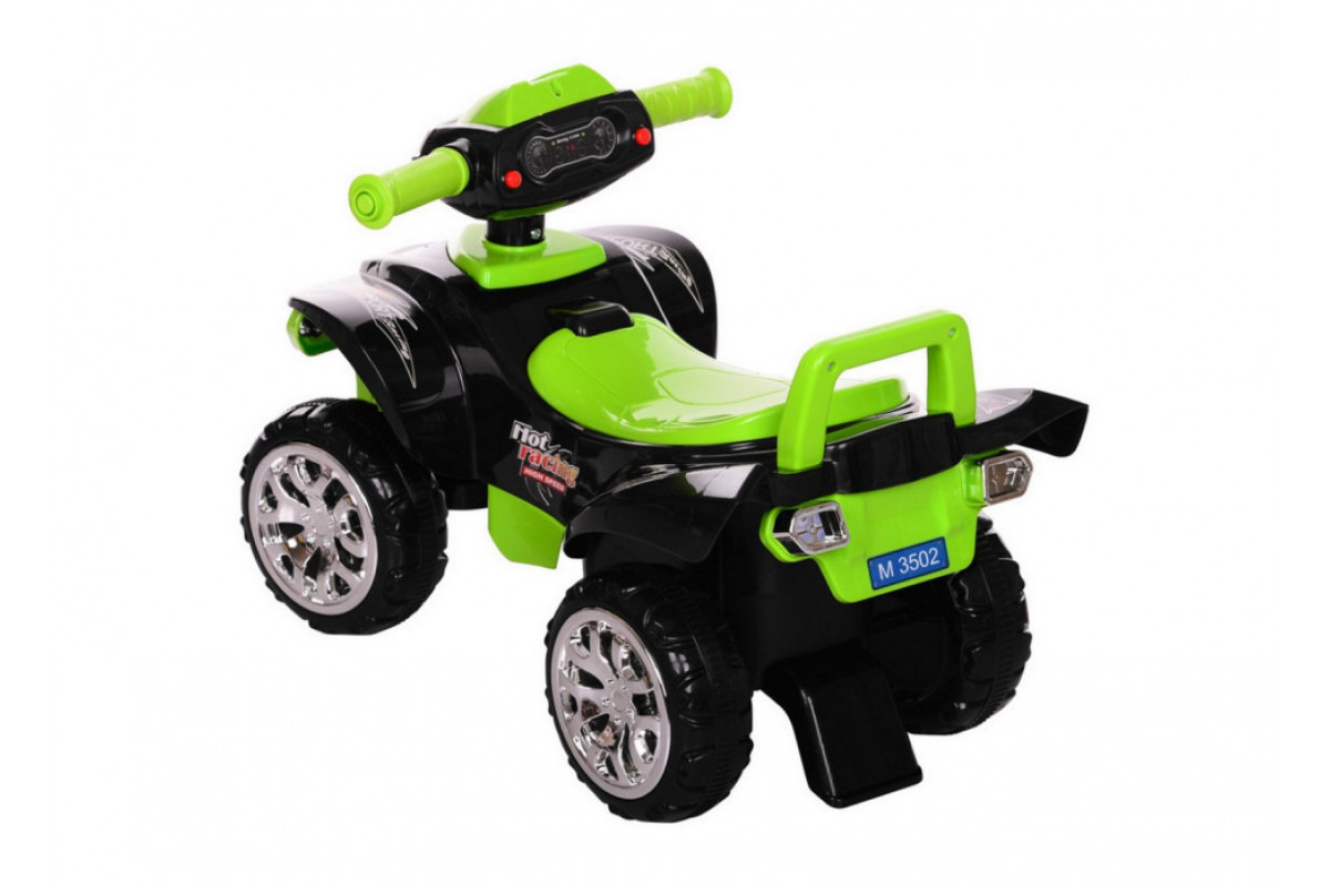 Дитяча каталка-толокар M 3502-2-5 Зелений музичний
