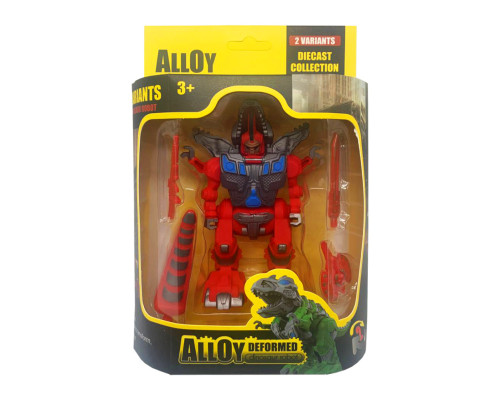 Дитячий трансформер Bambi 3275 робот+динозавр Червоний