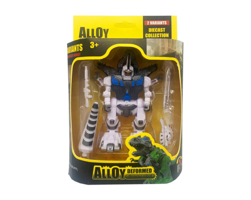 Дитячий трансформер Bambi 3275 робот+динозавр Білий