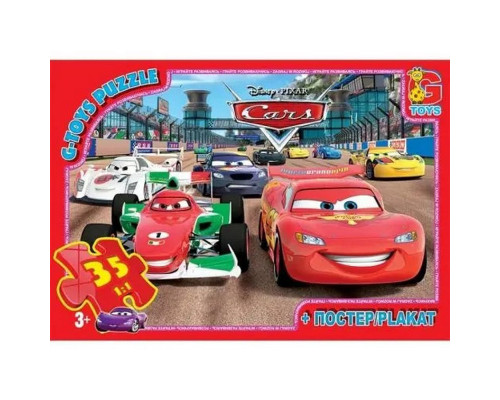 Пазли дитячі "Тачки" Z10215, 35 елементів