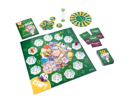 Детская настольная игра "IQ300" VT8055-46 колесо фортуны, песочные часы