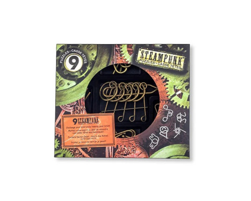 Набір головоломок 9 Steampunk Puzzles | Brown set 473206
