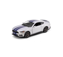 Детская модель машинки Ford Mustang GT (2015) Kinsmart KT5386FW, 1:38 Silver