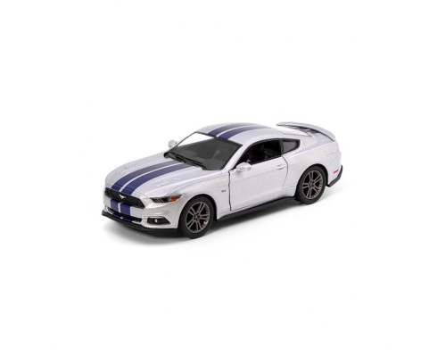 Детская модель машинки Ford Mustang GT (2015) Kinsmart KT5386FW, 1:38 Silver