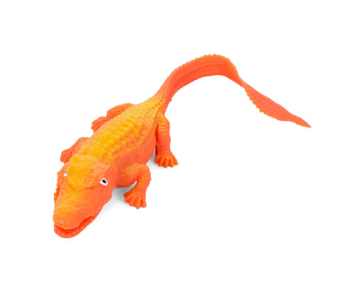 Дитяча іграшка-антистрес "Крокодил" SQ-18(Orange) розмір 24 см