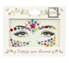 Дитячі стрази для обличчя "Квіткова фантазія" T20924