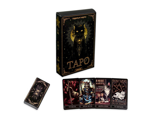 Гадальные карты Таро 30882 колода 78 карт, карта со ссылкой на инструкцию