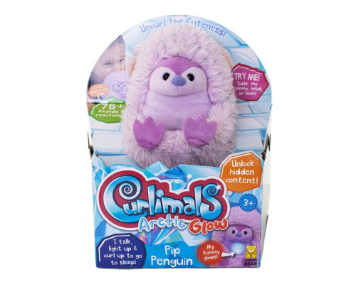 Інтерактивна іграшка Пінгвін Піп Curlimals 3728 серії «Arctic Glow»