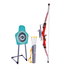 Ігровий набір Лук з мішенню 801D сагайдак, 3 стріли на присосках