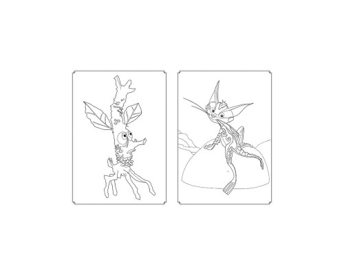 Розмальовка дітей Мавка. Магія кольору. Пригоди Мавки 1807002 з наклейками