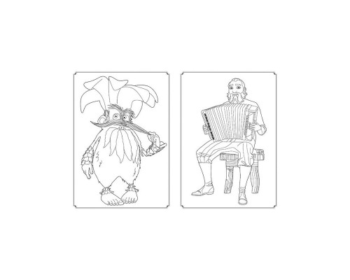 Розмальовка дітей Мавка. Магія кольору. Пригоди Мавки 1807002 з наклейками