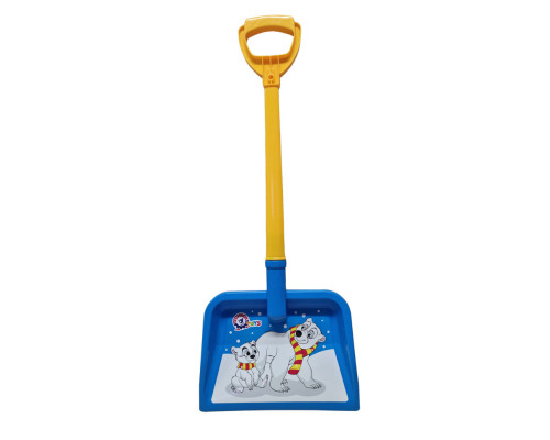 Лопата пластиковая детская А Технок 3398TXK-9-10 с наклейкой Мишки