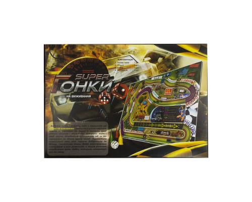 Настільна розважальна гра "Гонки на виживання" DTG24-U українська мова