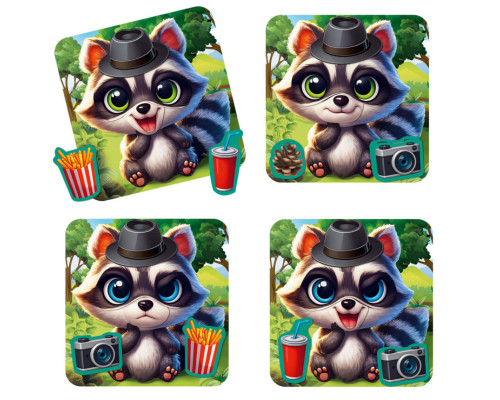 Гра розвиваюча "Емоції Єнота" VT3220-03, 10 магнітів