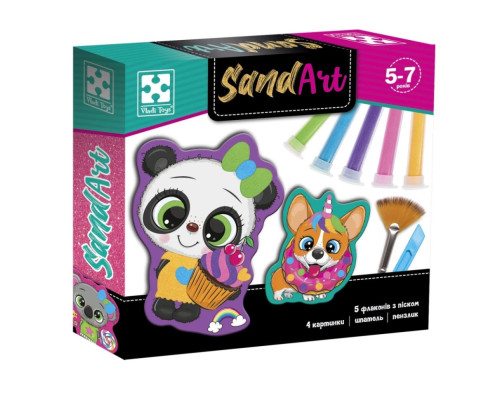 Детский набор для творчества с песком "Сладкая вечеринка" VT4501-02 творческое пособие