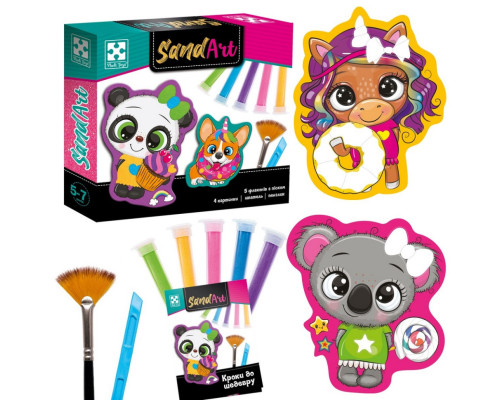 Детский набор для творчества с песком "Сладкая вечеринка" VT4501-02 творческое пособие