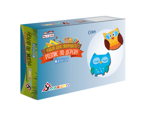 Набор детского творчества Роспись по дереву «Магниты-совы» РД-005