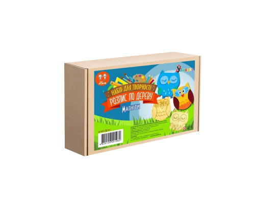 Набор детского творчества Роспись по дереву «Магниты-совы» РД-005