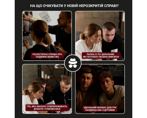 Настольная игра "Нераскрытые дела №3" 0036MG, более 50 документов следствия