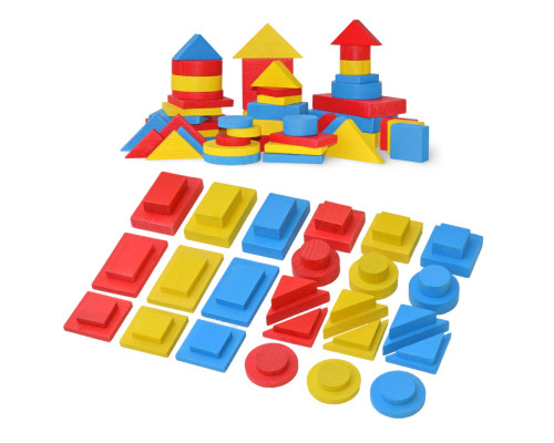 Обучающий набор "Логические блоки Дьенеша" Igroteco 900408, 48 деталей