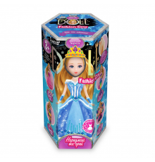 Набір для ліплення Princess Doll CLPD-02, 2 види пластиліна в комплекті  Блакитне плаття