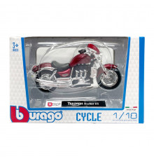 Детская модель Мотоцикла "Triumph Rocket" Bburago 18-51030-16 масштаб 1:18