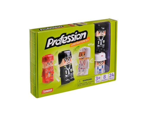 Конструктор з фігурками "Profession" 71658, 8 персонажів, 24 деталі