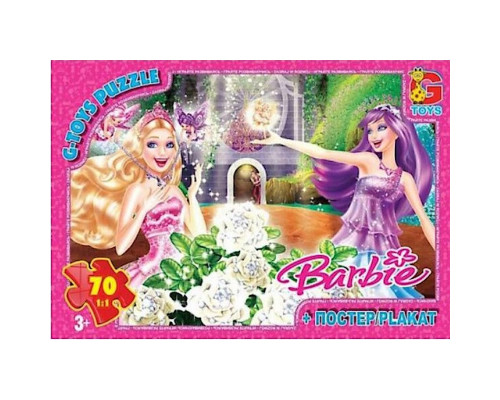 Дитячий пазл "Barbie" BA030 плакат 70 елементів