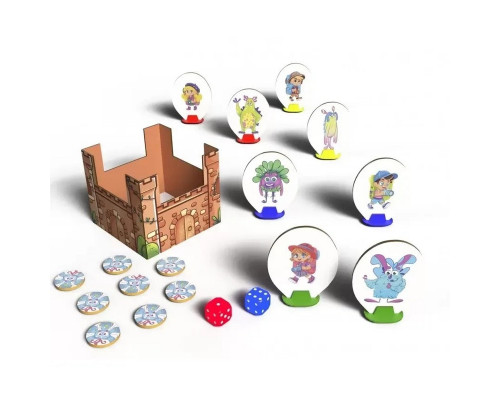 Настольная игра "Спаси монстрика" Bombat 0045 игровое поле, жетоны