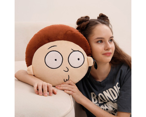 Декоративная подушка лицо Морти "Rick and Morty" FRMMORPIL22GN002