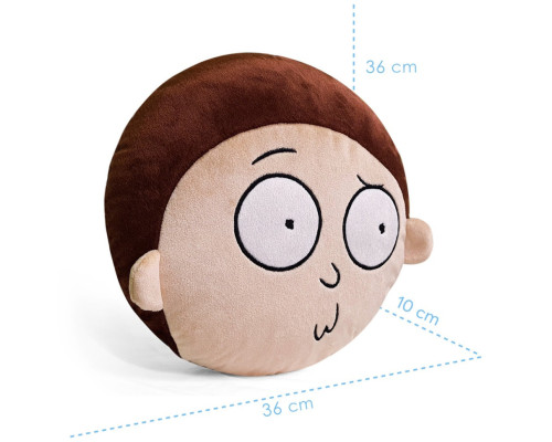 Декоративная подушка лицо Морти "Rick and Morty" FRMMORPIL22GN002