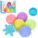 Набір м'ячиків для купання "Сенсорики" HB0020A пискавка, 6 штук