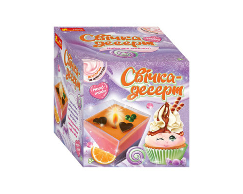 Гелева свічка-десерт "Тірамісу" 10100526 своїми руками