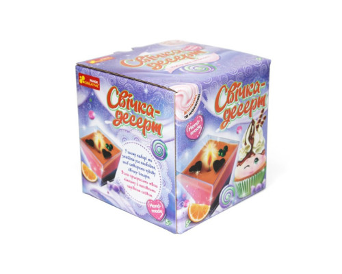 Гелева свічка-десерт "Тірамісу" 10100526 своїми руками