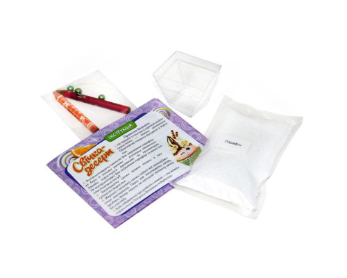 Гелева свічка-десерт "Тірамісу" 10100526 своїми руками