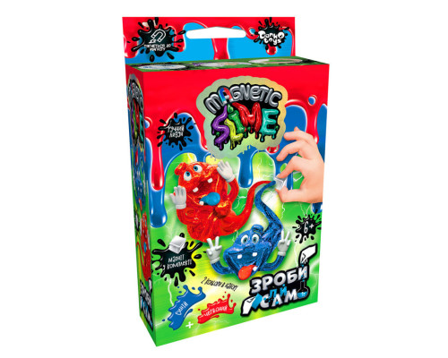 Безпечний набір для проведення дослідів "Crazy Slime Magnetic" SLM-Mg-02-01U,02U міні Вид 1