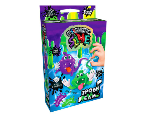 Безпечний набір для проведення дослідів "Crazy Slime Magnetic" SLM-Mg-02-01U,02U міні Вид 2